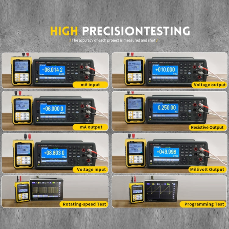 FNIRSI SG-004A 4-20mA Multi-Function Signal Generator Current Pressure Thermal Resistance Calibrator, EU Plug - free shipping - PMC TechLife - Order now!