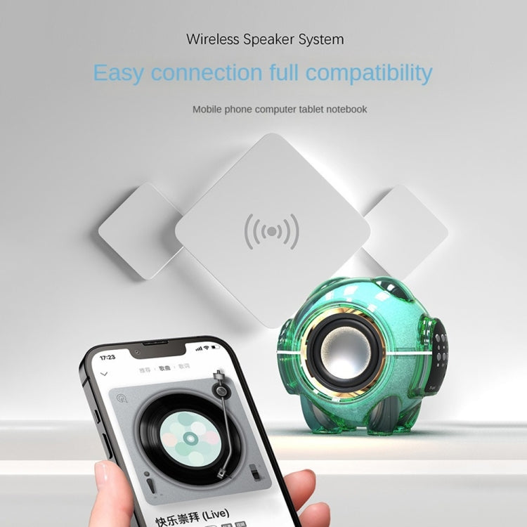 M18 Mini Space Panda Shape Wireless Bluetooth Speaker Desktop Portable Cartoon Audio(Black) - Mini Speaker by PMC TechLife | Online Shopping South Africa | PMC TechLife