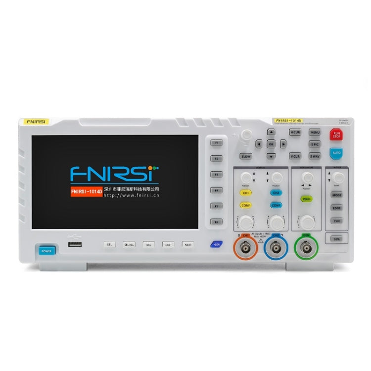 FNIRSI 1014D +P4100 Probe 2 in 1 Dual-channel 100M Bandwidth Digital Oscilloscope 1GS Sampling Signal Generator, US Plug - free shipping - PMC TechLife - Order now!