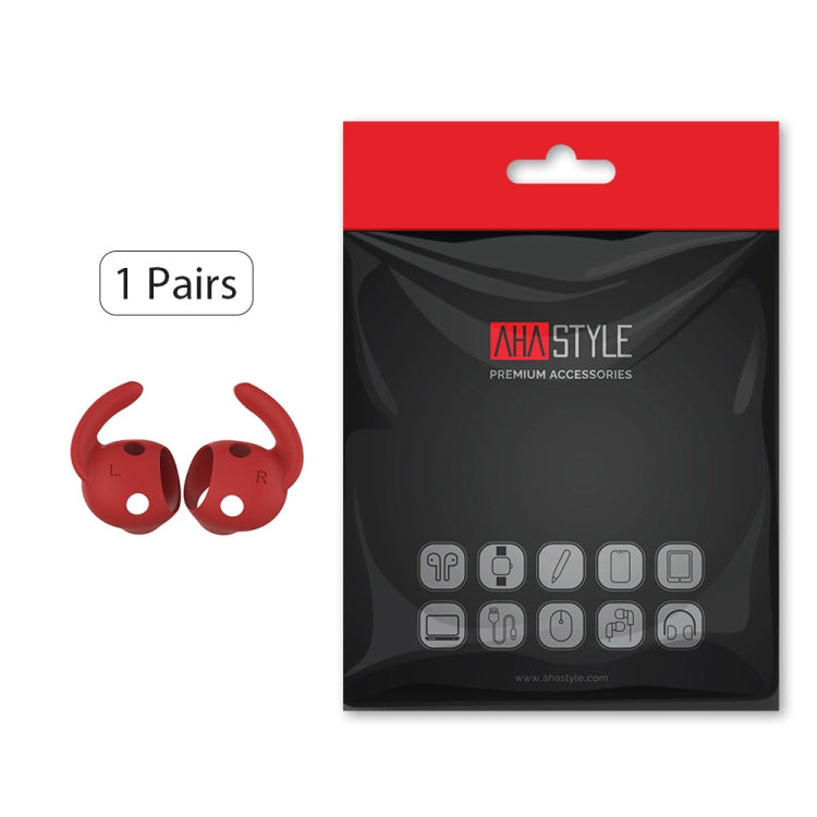 For Beats Studio Buds AhaStyle PT172 Earphone Silicone Ear Caps, Style: Earcap (Red) - Anti-dust & Ear Caps by AhaStyle | Online Shopping South Africa | PMC Jewellery