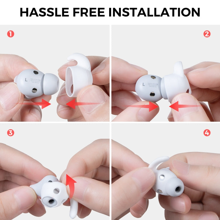 For Beats Studio Buds AhaStyle PT172 Earphone Silicone Ear Caps, Style: Earcap (Red) - Anti-dust & Ear Caps by AhaStyle | Online Shopping South Africa | PMC Jewellery