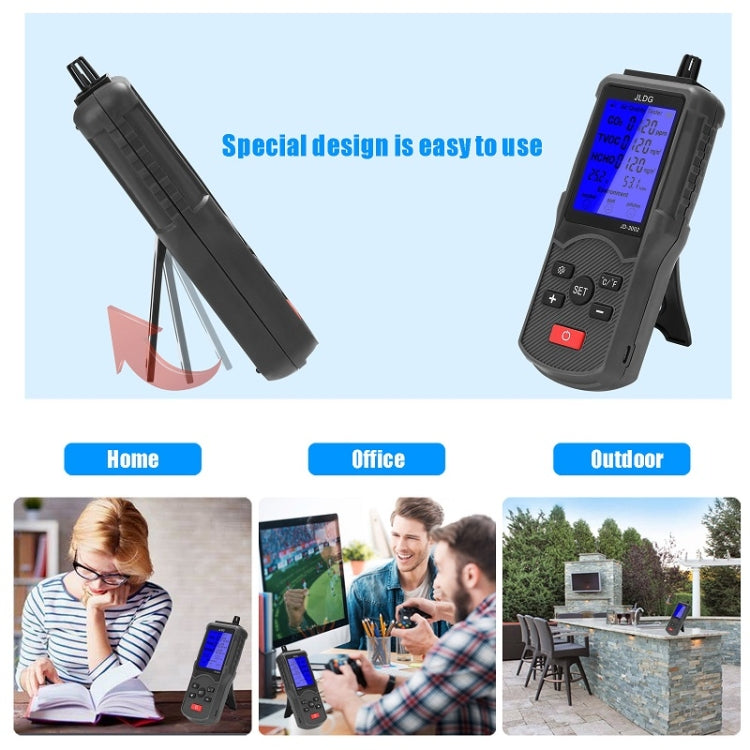 JD-3002 Carbon Dioxide Comprehensive Air Quality Temperature Humidity Detector(480g) - Air & Water Quality Tester by PMC TechLife | Online Shopping South Africa | PMC TechLife | Buy Now Pay Later Mobicred