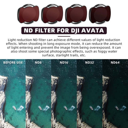 For DJI Avata RCSTQ Magnetic Filter Drone Accessories 3 In 1 UV+CPL+ND8 -  by RCSTQ | Online Shopping South Africa | PMC Jewellery