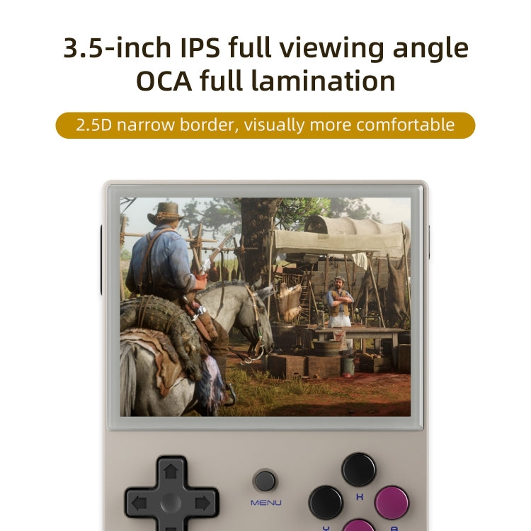 ANBERNIC RG35XX 3.5-inch Retro Handheld Game Console Open Source Game Player  64G+128G 13000+ Games(Purple) - Pocket Console by ANBERNIC | Online Shopping South Africa | PMC Jewellery | Buy Now Pay Later Mobicred