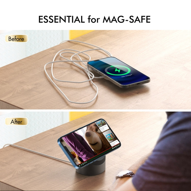 For iPhone12/13/14 Series AhaStyle PT134 Magnetic Charging Stand(Pink) - free shipping - PMC TechLife - Order now!