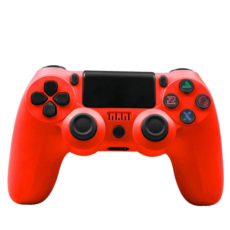 For PS4 Wireless Bluetooth Game Controller With Light Strip Dual Vibration Game Handle(Red) - Gamepads by PMC Jewellery | Online Shopping South Africa | PMC Jewellery