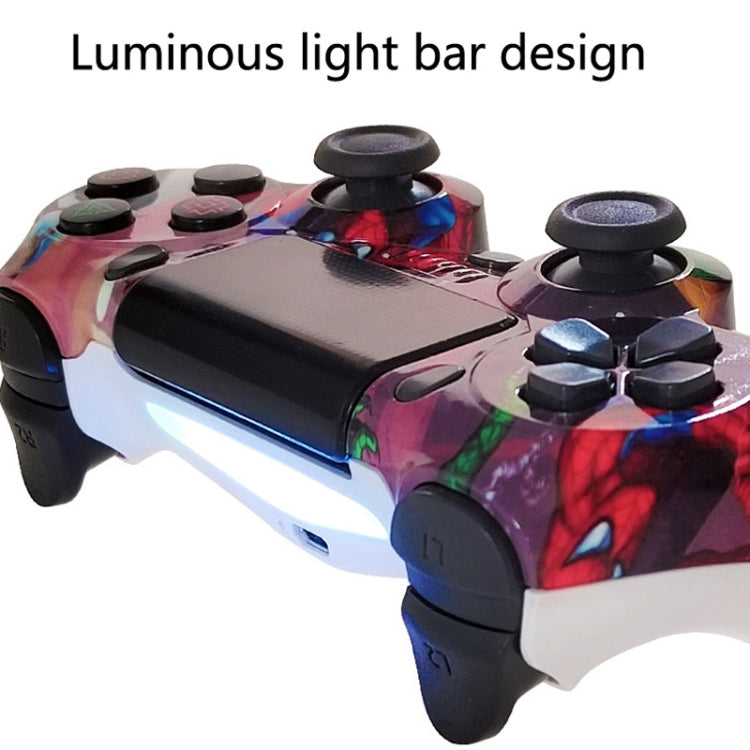 For PS4 Wireless Bluetooth Game Controller With Light Strip Dual Vibration Game Handle(Burst) - Gamepads by PMC Jewellery | Online Shopping South Africa | PMC Jewellery