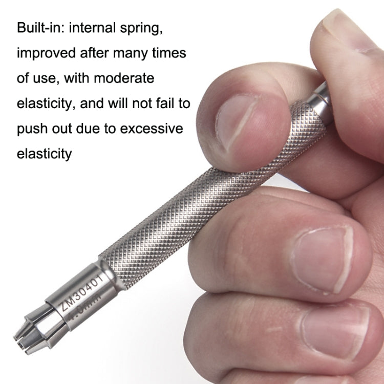 QYZ7021 3.0-4.0mm Watch Clockwork Time Adjustment Tool Stainless Steel Watch Handle - Watch Repair Tools by PMC TechLife | Online Shopping South Africa | PMC TechLife