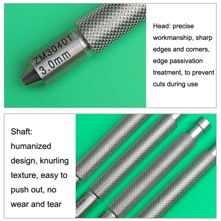 QYZ7021 8.0-9.0mm Watch Clockwork Time Adjustment Tool Stainless Steel Watch Handle - Watch Repair Tools by PMC TechLife | Online Shopping South Africa | PMC TechLife
