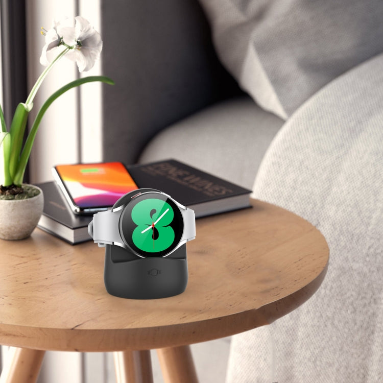 AhaStyle PT181 Watch Silicone Charging Stand For Galaxy Watch 3 / 4 / Active / Active 2(Black) - free shipping - PMC TechLife - Order now!