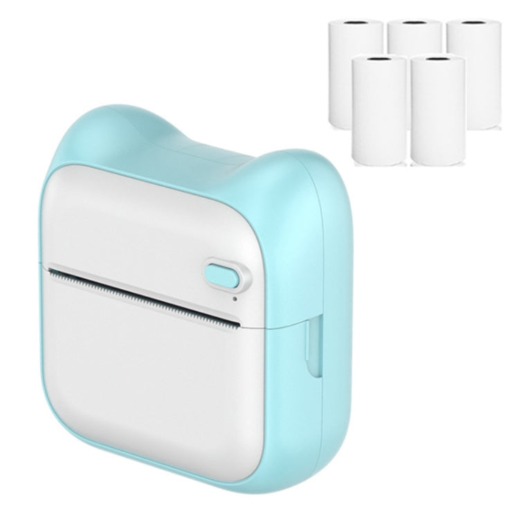 A31 Bluetooth Handheld Portable Self-adhesive Thermal Printer, Color: Blue+5 Rolls Printer Paper - Printer by PMC TechLife | Online Shopping South Africa | PMC TechLife