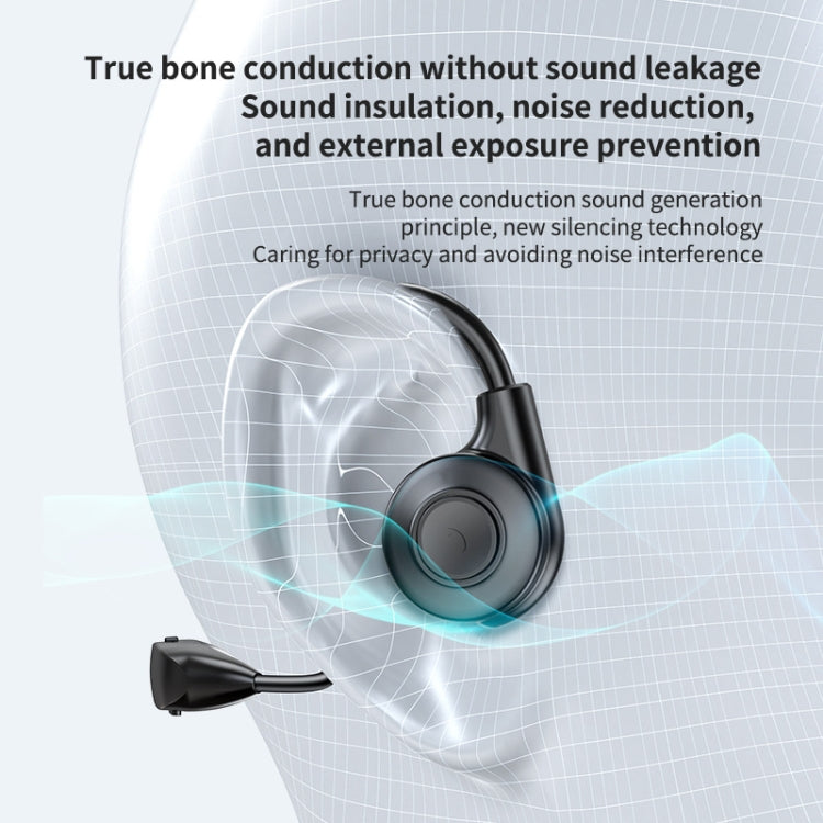 M2 Bone Conduction Earphones Running Stereo To Ear Bluetooth Earphones(Black + Red) - Neck-mounted Earphone by PMC TechLife | Online Shopping South Africa | PMC TechLife