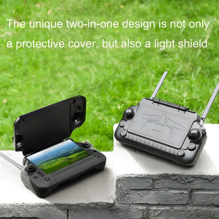 Sunnylife YK570 For DJI RC Plus Remote Control Protective Hood Plate Protective Cover(Black) - free shipping - PMC TechLife - Order now!