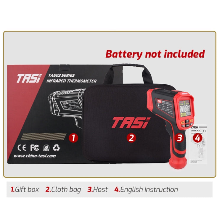 TASI TA603A -32-1080 degrees Celsius Color Screen Infrared Thermometer Industrial Electronic Thermometer - free shipping - PMC TechLife - Order now!