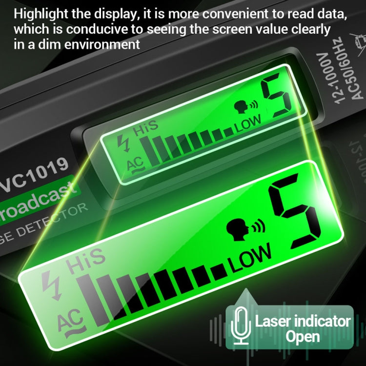 ANENG VC1019 Non-Contact Induction Electric Pen High-Precision Line Detection Breakpoint Voice Test Pen(Black) - free shipping - PMC TechLife - Order now!