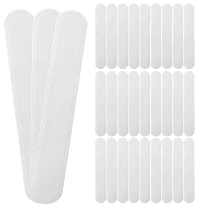 100pcs Disposable Hat Brim Stickers Shirt Collar Anti-dirty Sweat-absorbing Stickers(White) - Others by PMC Jewellery | Online Shopping South Africa | PMC Jewellery