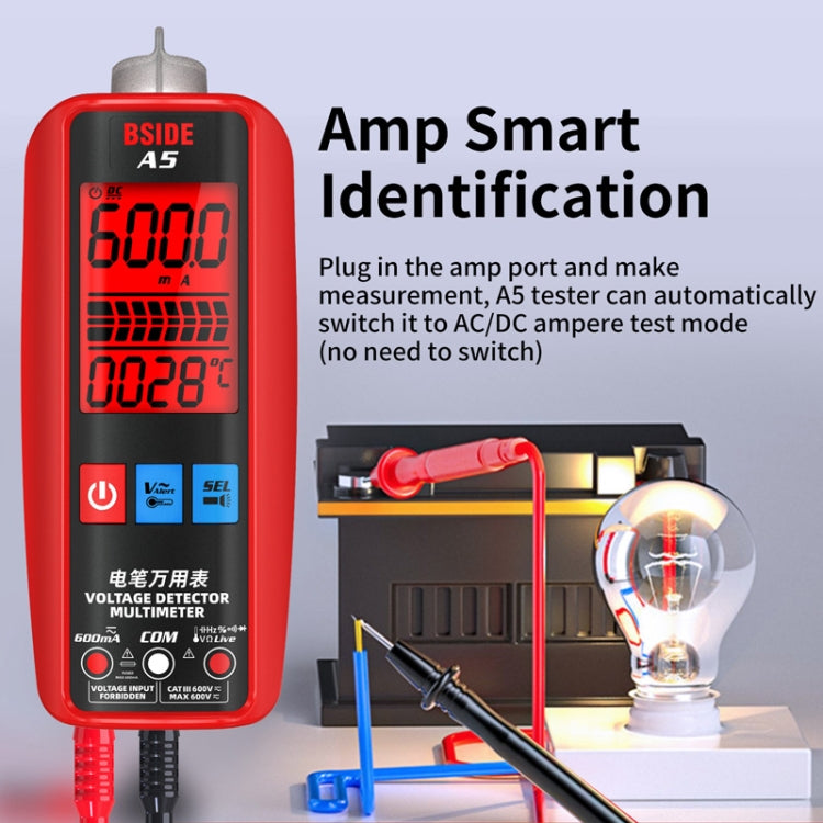 BSIDE A5 High Precision Intelligent Digital Pen Universal Table(Standard Without Battery) - Digital Multimeter by BSIDE | Online Shopping South Africa | PMC TechLife | Buy Now Pay Later Mobicred