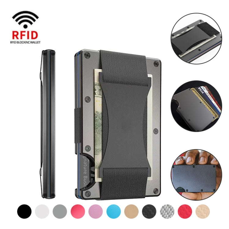 Credit Card Holder Wallets RFID Blocking Slim Metal Card Clip, Color: Army Green - Antimagnetic RFID Package by PMC TechLife | Online Shopping South Africa | PMC TechLife | Buy Now Pay Later Mobicred
