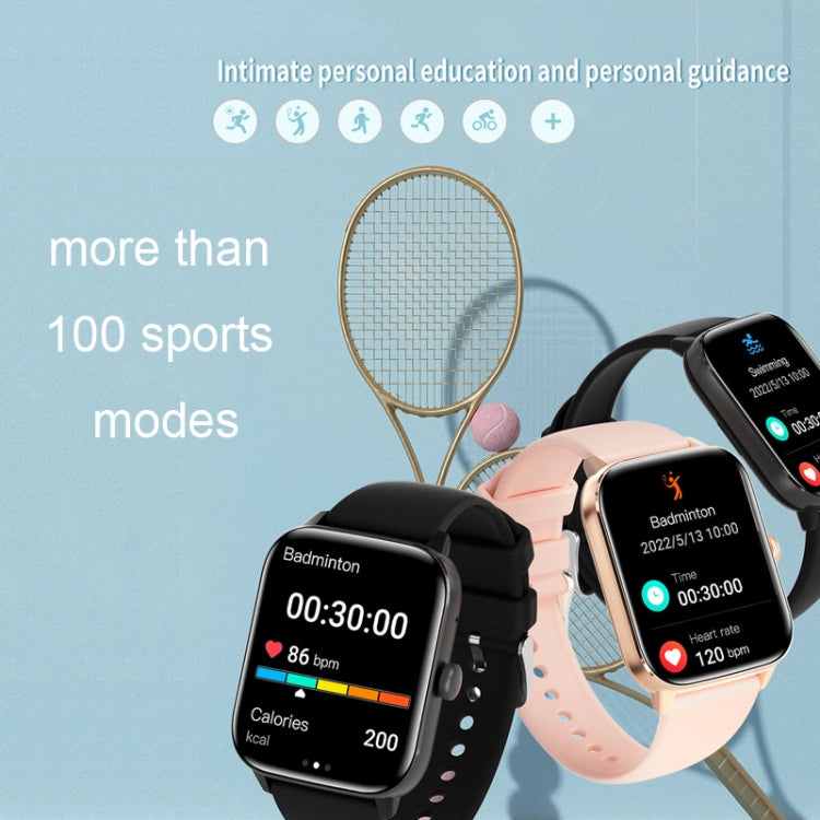 Aluminum Voice Assistant Music Blood Glucose Watch(Pink) - Smart Watches by PMC TechLife | Online Shopping South Africa | PMC TechLife