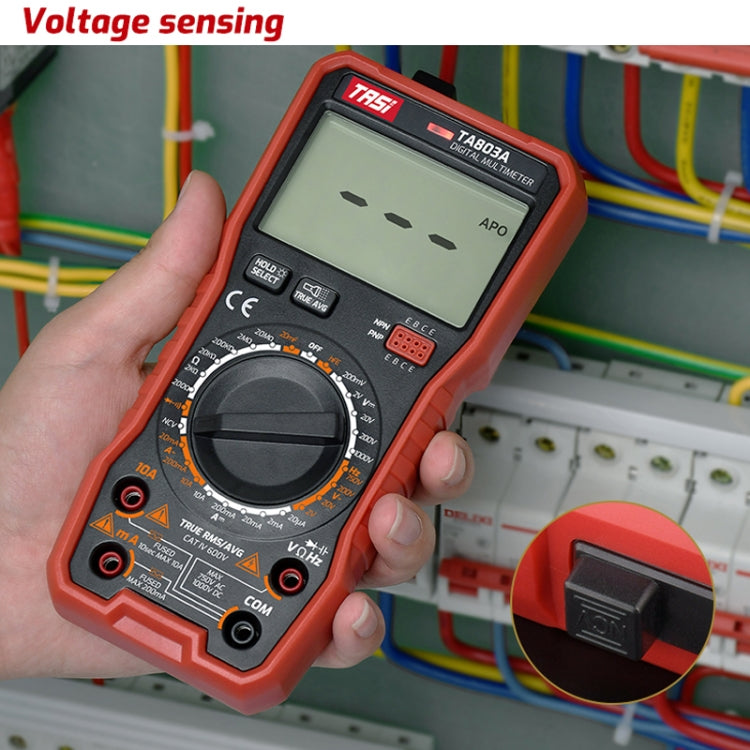 TASI TA803C Digital High Precision Multimeter Digital Display Household Multifunction Electrician Multimeter - free shipping - PMC TechLife - Order now!