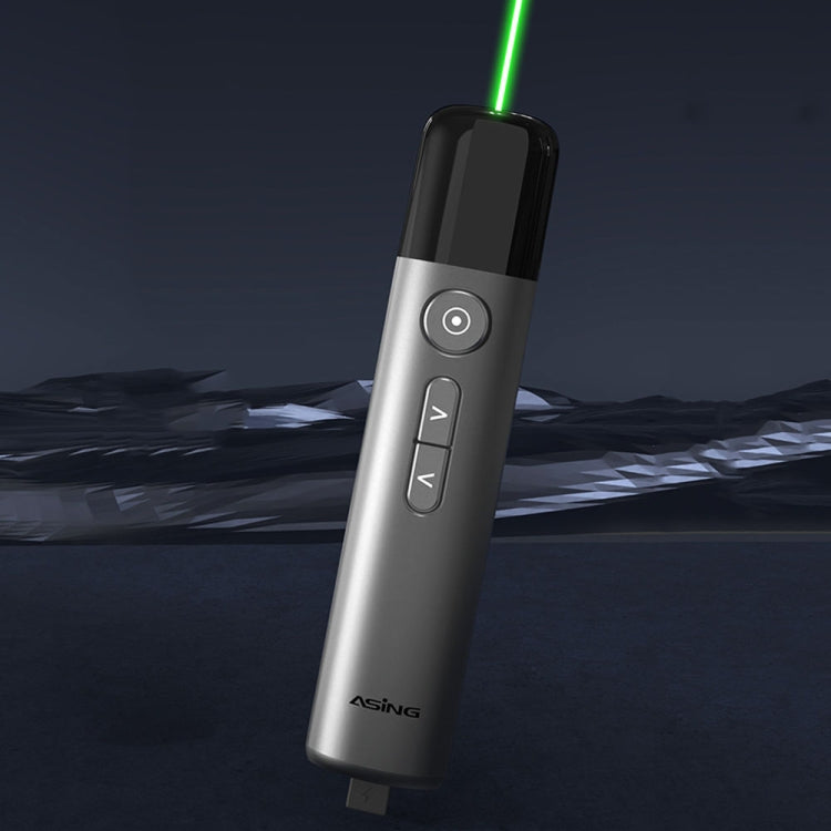 ASiNG LED LCD Screen High Power Bright Green Laser Pointer PPT Speech Instructions Page Presenter(A17) - free shipping - PMC TechLife - Order now!