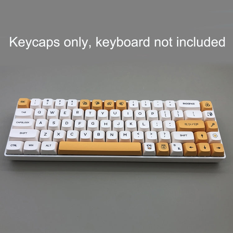 Matcha 124 Keys Sublimation Mechanical Keyboard PBT Keycaps - Silicone / Sticker by PMC TechLife | Online Shopping South Africa | PMC TechLife