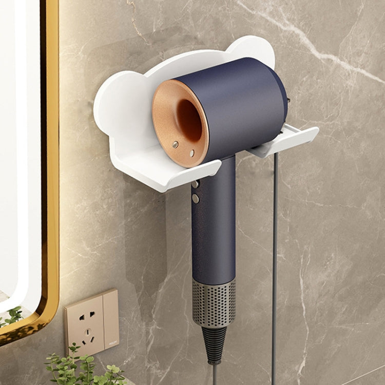 For Dyson Hair Dryer Wall-Mounted Holder Bathroom Shelf Storage Rack, Style: 3pcs Simple White - free shipping - PMC TechLife - Order now!
