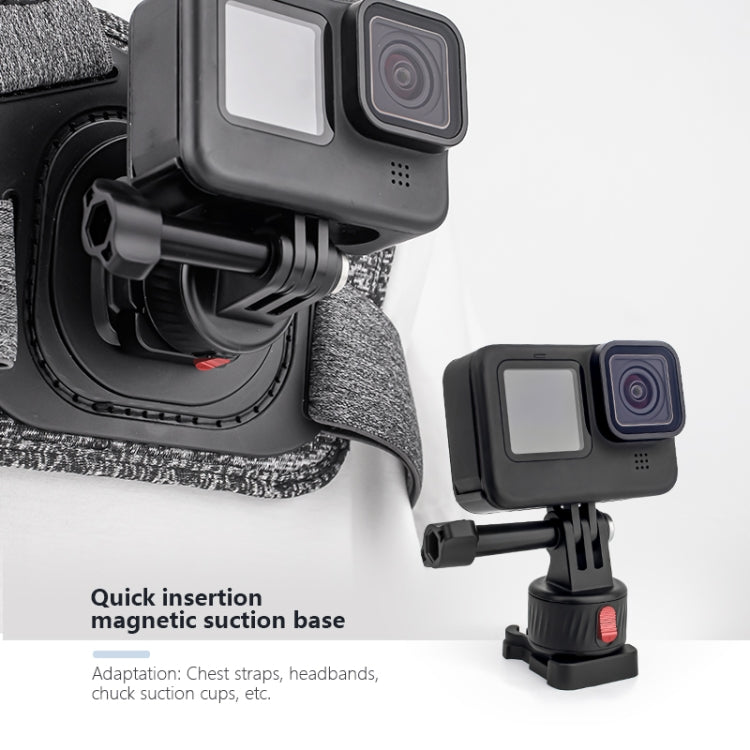 For GoPro/Insta360 GO 3 Action Camera Magnetic Gimbal Base Adapter Accessories(3pcs/set) - Connection Mount by PMC TechLife | Online Shopping South Africa | PMC TechLife