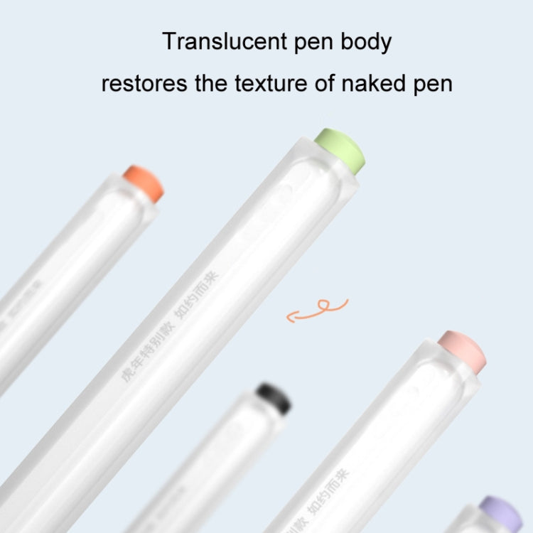For Apple Pencil 2 Non-Slip Anti-Fall Translucent Segmented Pen Case(Crescent White) - Pencil Accessories by PMC TechLife | Online Shopping South Africa | PMC TechLife