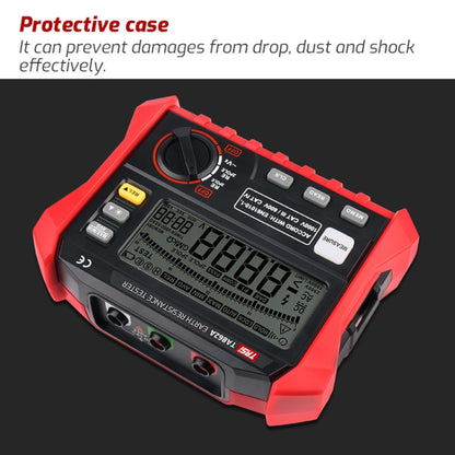 TASI TA862A Ground Resistor Tester Grounding Voltage Measurement High Precision Digital Resistance Meter - Battery & Resistance Tester by TASI | Online Shopping South Africa | PMC Jewellery | Buy Now Pay Later Mobicred