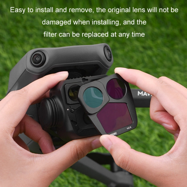 For DJI MAVIC 3PRO BRDRC Filter Accessories, Style: 2pcs/set Adjustable VND2-5+Adjustable VND6-9 - Mavic Lens Filter by BRDRC | Online Shopping South Africa | PMC Jewellery | Buy Now Pay Later Mobicred