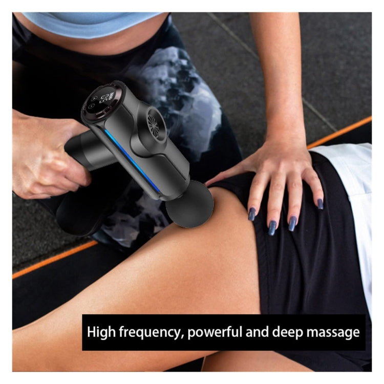 20-speed Touch Control Fascia Massager with 6 Massage Heads,CN Plug(Gray) - Massage gun & Accessories by PMC TechLife | Online Shopping South Africa | PMC TechLife | Buy Now Pay Later Mobicred