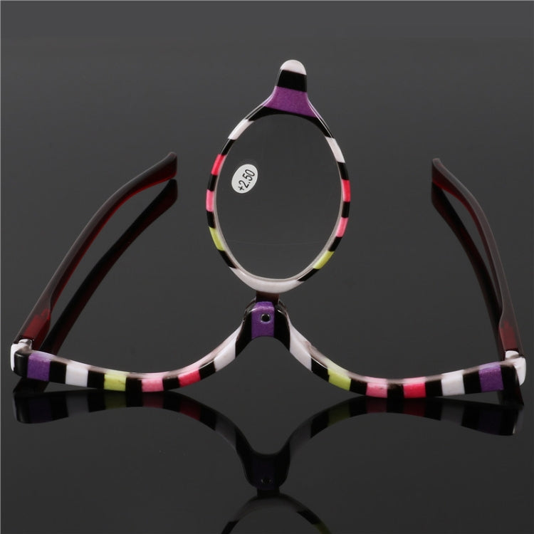 Makeup Presbyopic Glasses Multicolored Rotatable Magnifying Glass Single Piece Reading Glass, Degree: +200 - Presbyopic Glasses by PMC Jewellery | Online Shopping South Africa | PMC Jewellery