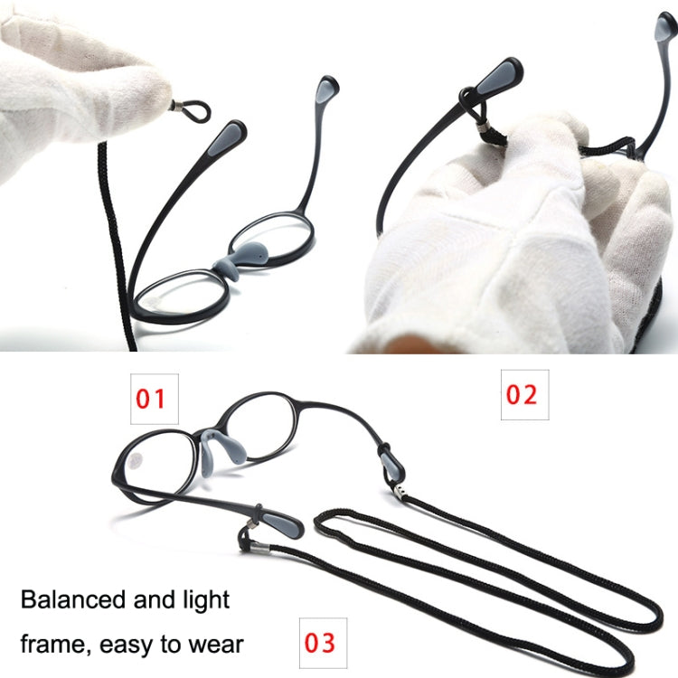 Portable Magnifying Glass Presbyopic Glasses Silicone Anti-Blue Light Reading Glasses, Degree: +150(Light Gray) - Presbyopic Glasses by PMC Jewellery | Online Shopping South Africa | PMC Jewellery