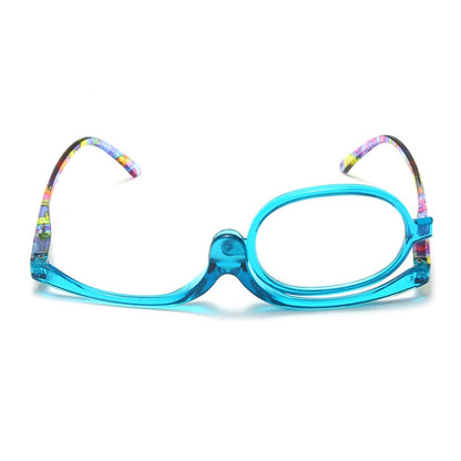 Makeup Presbyopic Glasses Monolithic Reading Glass Magnifying Glass, Degree: +200(Light Blue) - Presbyopic Glasses by PMC Jewellery | Online Shopping South Africa | PMC Jewellery