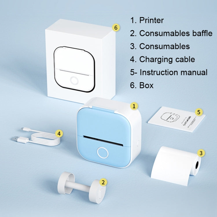 Phomemo T02 Standard Error Mini Pocket Small Portable Bluetooth Phone Photo Label Thermal Printer(White) - free shipping - PMC TechLife - Order now!