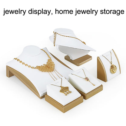 8x5x4.5cm Ring Seat Jewelry Display Microfiber Jewelry Props Display Rack - Jewelry Storages by PMC Jewellery | Online Shopping South Africa | PMC Jewellery