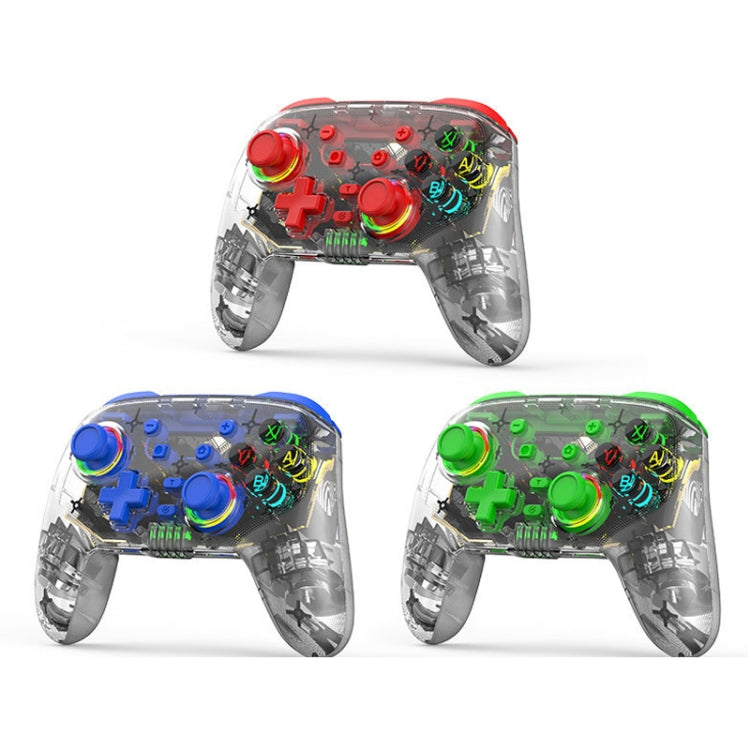 For PS3 / PS4 Dual Vibration Wireless Gamepad With RGB Lights(Red) - Gamepads by PMC Jewellery | Online Shopping South Africa | PMC Jewellery