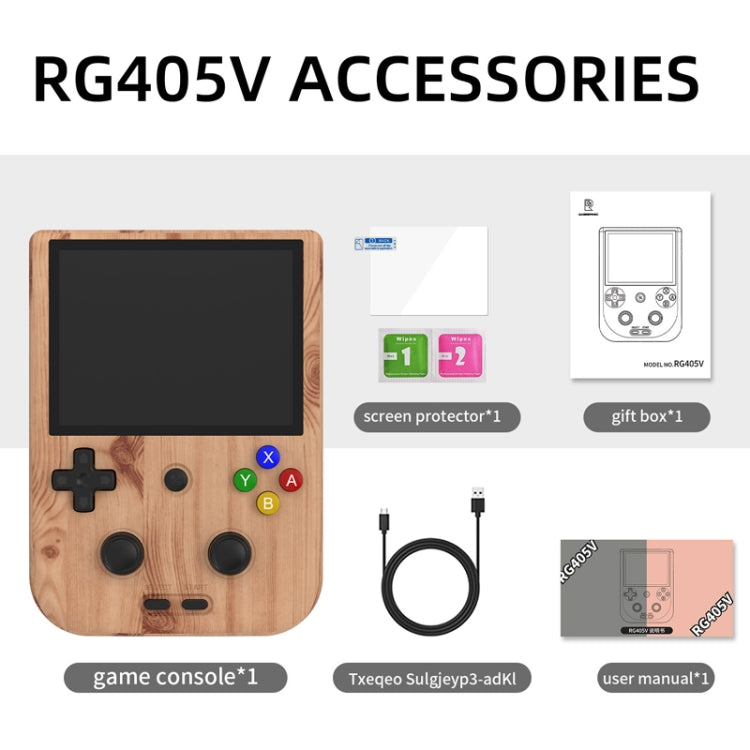 ANBERNIC RG405V 4+256G 10000 Games Handheld Game Console 4-Inch IPS Screen Android 12 System T618 64-Bit Game Player(Retro Gray) - free shipping - PMC TechLife - Order now!