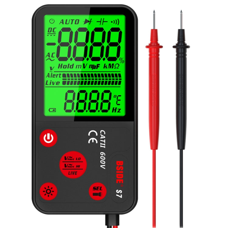 BSIDE ADMS7 Smart Thin Digital Multimeter Counts DC AC Voltmeter, Model: Standard Charging Model - Digital Multimeter by BSIDE | Online Shopping South Africa | PMC Jewellery | Buy Now Pay Later Mobicred