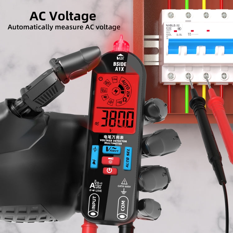 BSIDE A1X Charging Model Mini Digital Electric Pen Intelligent Automatic Merit Multimeter, Specification: With Tool Pack - free shipping - PMC TechLife - Order now!