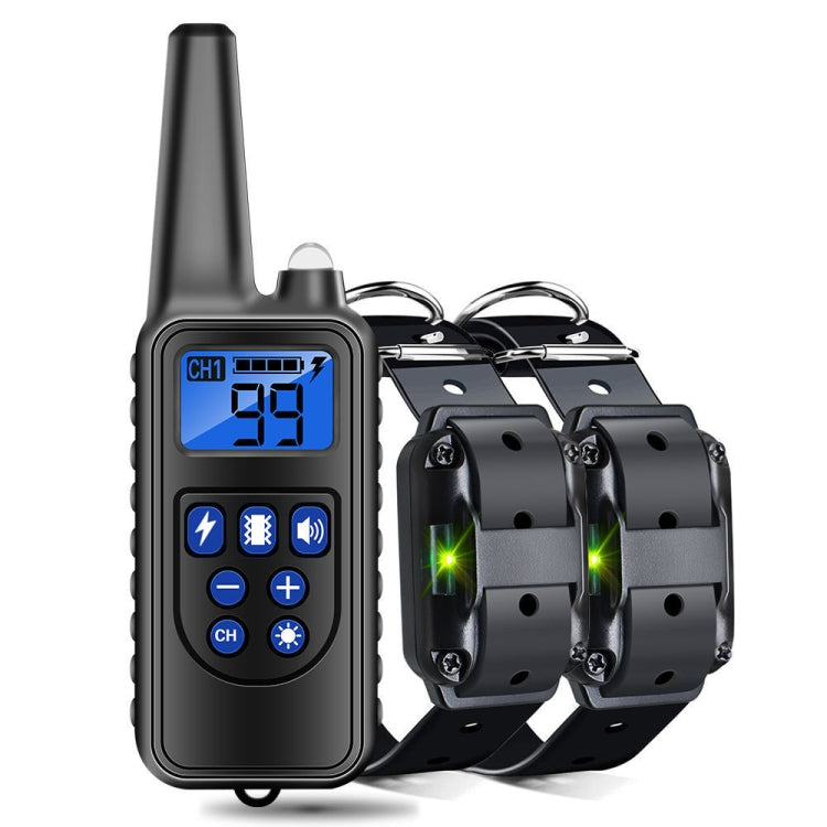 800m Remote Control Stop Barker Dog Trainer Smart Anti-Disturbance Vibration Collar, Specification: With 2 Collars - Training Aids by PMC TechLife | Online Shopping South Africa | PMC TechLife | Buy Now Pay Later Mobicred