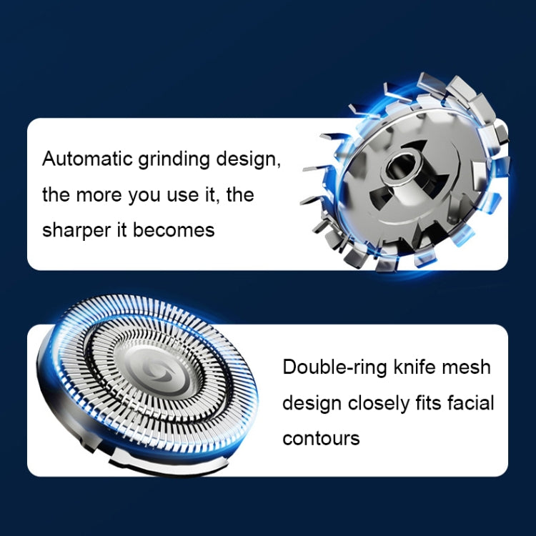 Mini Magnetic Head Shaver Smart LED Display Electric Shaver, Color: Gun-color - Shavers & Accessories by PMC TechLife | Online Shopping South Africa | PMC TechLife | Buy Now Pay Later Mobicred