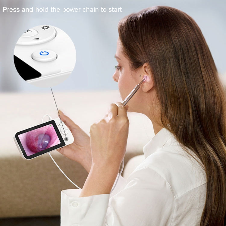 Teslong MS500 5 Inch HD Screen Illuminated Ear Pickers 3.9mm Diameter Visual Ear Care Tool - free shipping - PMC TechLife - Order now!