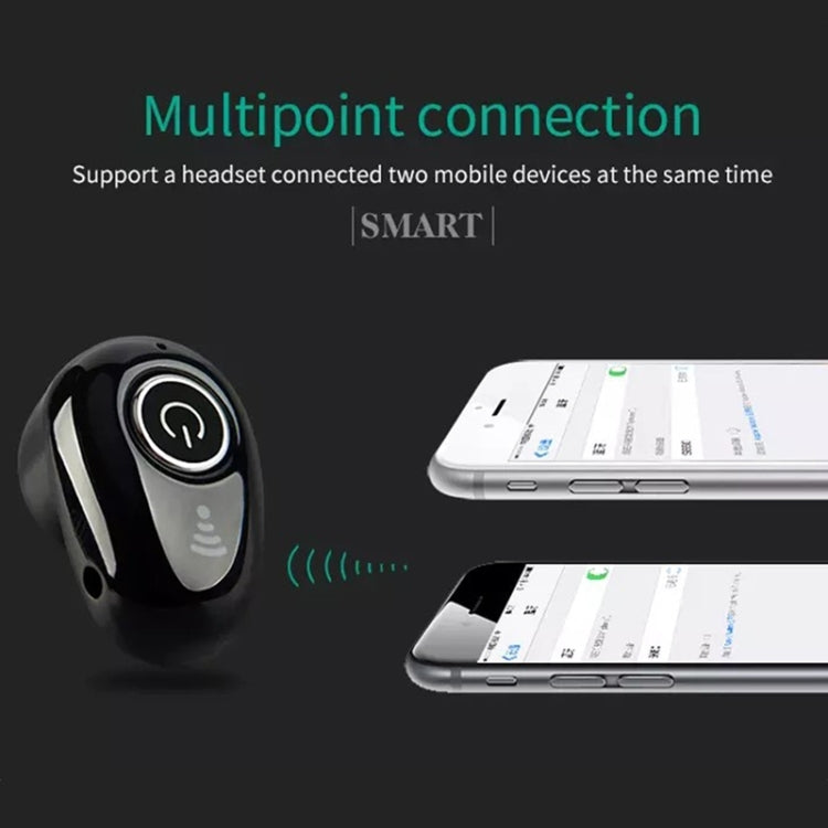 S650 Mini Bluetooth Earphone Earbuds Sport with Mic for All Phone(Black) - free shipping - PMC TechLife - Order now!
