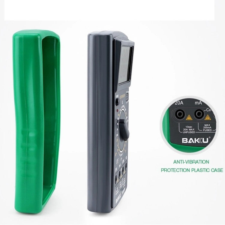 BAKU BK-9205B Measuring Capacitance Current Large Screen Display All-round Burn-proof Digital Multimeter - Digital Multimeter by BAKU | Online Shopping South Africa | PMC Jewellery