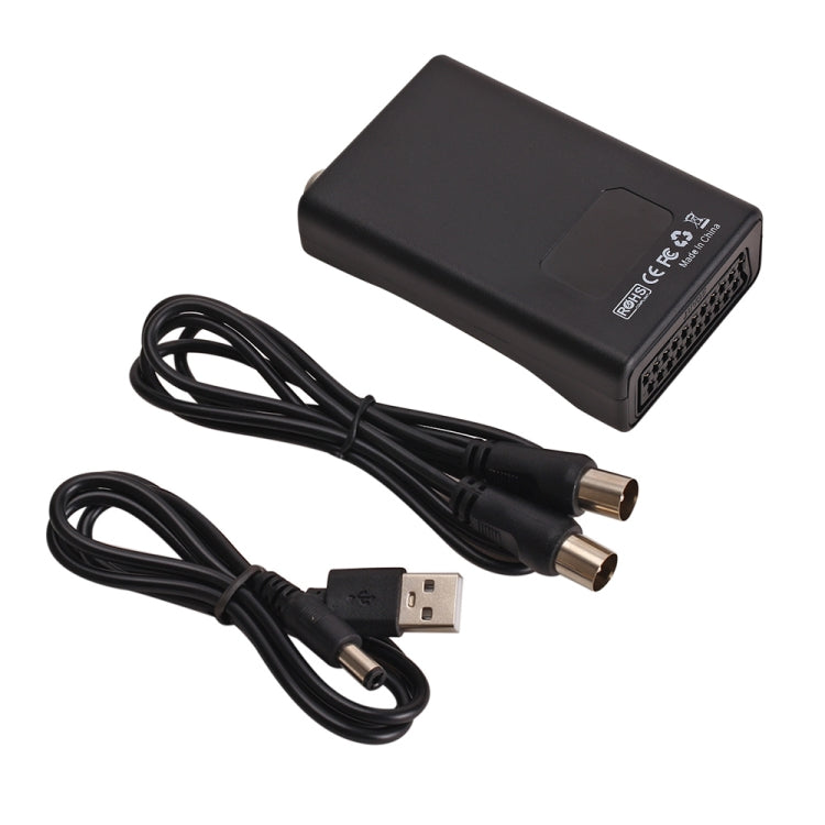 SCART to RF Video Converter, Support RF67.25MHz, 61.25MHz - DVB-T & Analog Solutions by PMC TechLife | Online Shopping South Africa | PMC TechLife