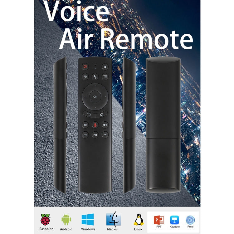G20S 2.4G Air Mouse Remote Control with Fidelity Voice Input & IR Learning & 6-axis Gyroscope for PC & Android TV Box & Laptop & Projector - MINI PC Accessories & Gadgets by PMC TechLife | Online Shopping South Africa | PMC TechLife