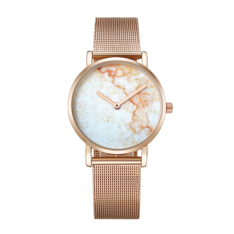 CAGARNY 6812 Round Dial Alloy Gold Case Fashion Women Watch Quartz Watches with Stainless Steel Band - Metal Strap Watches by CAGARNY | Online Shopping South Africa | PMC Jewellery | Buy Now Pay Later Mobicred