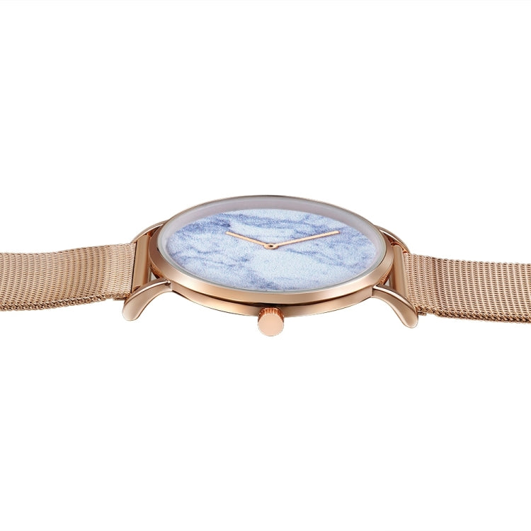 CAGARNY 6812 Round Dial Alloy Gold Case Fashion Women Watch Quartz Watches with Stainless Steel Band - Metal Strap Watches by CAGARNY | Online Shopping South Africa | PMC Jewellery | Buy Now Pay Later Mobicred